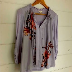 Anthropologie Evella Top by Meadow Rue